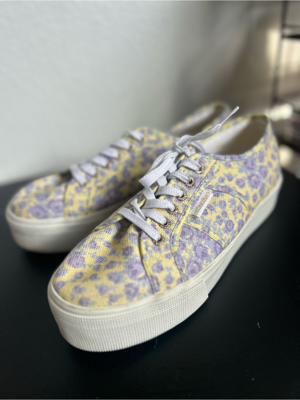 Superga + Love Shack Fancy Platform Sneakers Size 41/10